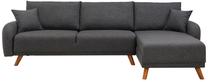 Sofa-lova Hanah Home Hera 2 867UNQ1940, antracito sp., 185 x 237 cm x 90 cm