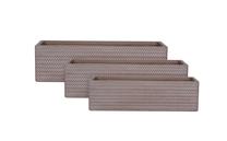 Gėlių vazonas Domoletti LT24710-3S, keramika, 80 cm x 30 cm, Ø 80 cm, ruda sp.