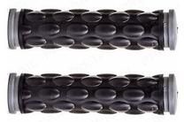 Vairo rankenėlės Bicycle Gear, guma, juoda sp., 2 vnt.