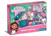 Gipsinių figūrų gaminimo rinkinys Clementoni Gabby's Dollhouse Chalk Creations, įvairių spalvų