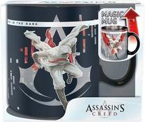 Krūzīte ABYstyle Assassins Creed Mug Heat Change, melna krās./pelēka krās., 460 ml
