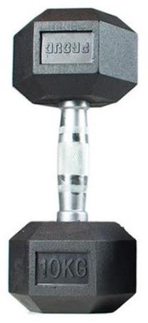 Svarmuo Proud Hex Rubberized Dumbbell x 10 kg