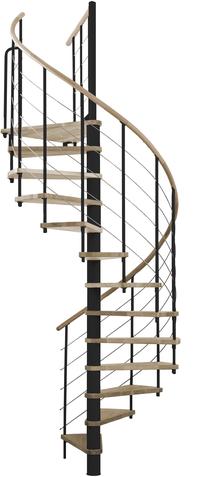 Sraigtiniai laiptai Minka Venezia, 120 cm x 305.5 cm