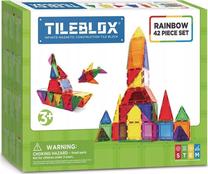 Magnetinis konstruktorius Magformers Tileblox Vaivorykštė 1030004, 42 vnt.