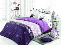 Patalynės užvalkalų komplektas Beverly Hills Polo Club Ranforce Double Quilt 176BHP2215, įvairių spalvų, 50 x 70 cm, 200 x 220 cm