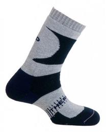 Sporta zeķes Mund Socks K2, melna krās./pelēka krās., M