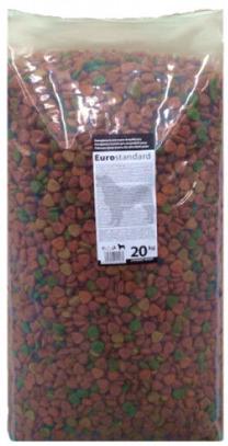 Сухой корм для собак Fitmin Eurostandard, мясо, 20 кг