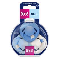 Čiulptukų rinkinys Lovi Prime Dynamic, 18 mėn., mėlyna sp./balta sp.