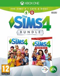 Игра Xbox One EA Games Sims 4 Plus Cats and Dogs Bundle, английский