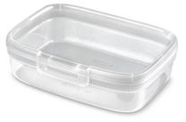 Pārtikas trauks Curver Snap Box, 1.3 l, 21 cm x 15 cm, caurspīdīga krās.