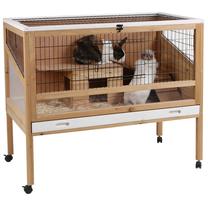 Grauzēju būris Kerbl Deluxe Deluxe, 115 cm x 60 cm x 92.5 cm, brūna krās./balta krās.