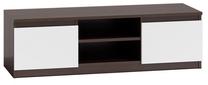 TV galds 120, brūna krās./balta krās., 120 cm x 40 cm x 36 cm