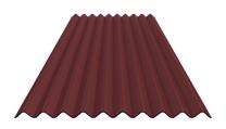 Bituumenlaineplaat Gutta Pral K10, punane v., 200 cm x 95 cm x 0.21 cm