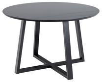 Stalas Malika 97589, juoda sp., 120 cm x 120 cm x 75 cm