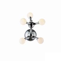 Šviestuvas sieninis Ideal Lux Nodi Ap5 Nodi AP5, G4, 5 x 20 W, balta sp. / chromo sp.