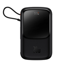 Nešiojamas įkroviklis (Power bank) Baseus Qpow Pro, 10000 mAh, 20 W, juoda sp.