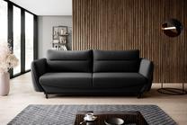 Sofa Silva Flores 10, juoda sp., 90 x 236 cm x 90 cm