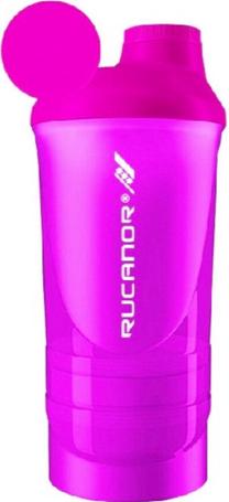 Sporta pudeles un šeikeri Rucanor, rozā krās., polipropilēns (pp), 0.6 l