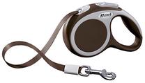 Automatinis pavadėlis Flexi Vario Tape XS, ruda sp., 3 m