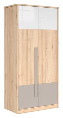 Spinta Namek 2, balta sp./buko sp./pilka sp., 95 cm x 52.5 cm x 198.5 cm
