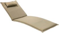 Home4you Sun Lounger Wicker 55x195x3cm