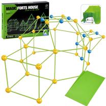 Konstruktorius Glow In The Dark Magic Forts House, 81 vnt.