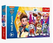 Dėlionė Trefl Paw Patrol 18282, 27 cm x 20 cm, 30 vnt., įvairių spalvų