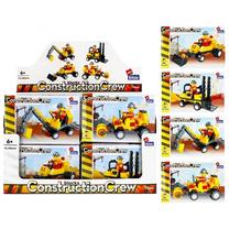 Konstruktorius AlleBlox Construction Crew PL57-478157-1, (spalva/dizainas parenkami atsitiktine tvarka)