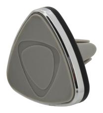 Auto telefona turētājs Compass Magnetic Triangle, 0.07 kg, sudraba krās./melna krās.