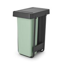 Šiukšliadėžė Brabantia Sort & Go 232527, žalia sp./pilka sp., 60 l, 63.7 cm x 30.4 cm, 2 vnt.