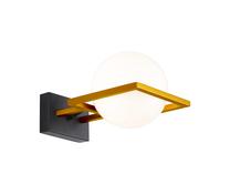 Šviestuvas sieninis Domoletti DRIFT 19174W, G9, 1 x 40 W, aukso sp. / juoda sp.