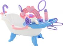 Добавки Wader-Polesie Dolls Bath Set, белый цв./розовый цв./голубой цв.