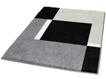 Vannas istabas paklājs Kleine Wolke Dakota, melna krās./pelēka krās., 120 cm x 70 cm