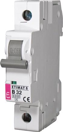 Automatinis jungiklis ETI ETIMAT10, 1P, C, 10kA, 13 A