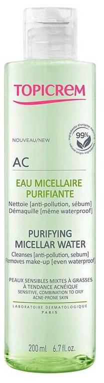 Мицеллярная вода Topicrem AC Control Purifying, 200.0 мл
