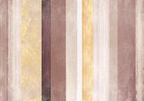 Fototapete Artgeist Striped Pattern - Abstract Background In Stripes Of Different Colours With Gold Pattern, 105 cm x 147 cm
