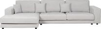 Kampinė sofa Beliani Lofoten, šviesiai pilka sp., kairinė, 350 x 187 cm x 86 cm