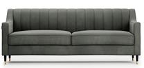 Sofa Homede Pepper, sidabro sp., 192 x 80 cm x 78 cm