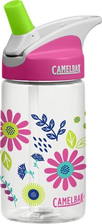 Sporta pudeles un šeikeri Camelbak Daisies, rozā krās., poliesters, 0.4 l