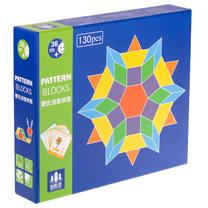Mozaika Pattern Blocks, įvairių spalvų