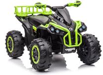 Детский электрический квадрицикл Lean Toys GTS1199, зеленый цв.