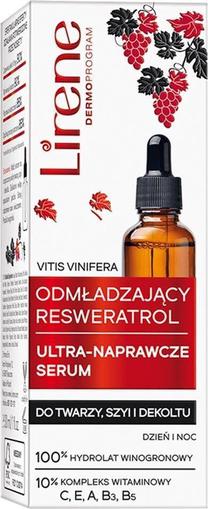 Veido serumas Lirene Resweratrol Ultra, 30 ml