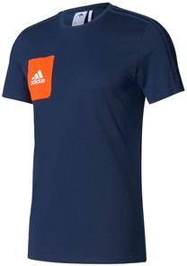 T-krekls, vīriešiem Adidas, zila krās./oranža krās., 2xl