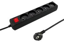 Įtampos stabilizatorius Qoltec Surge Protector 5 Outlet, 1.5 m
