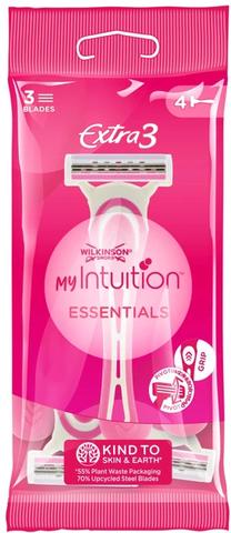 Бритва Wilkinson Sword Extra 3 My Intuition, 4 шт.