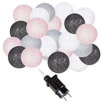 Spuldzīšu virtenes Springos CL0153, 7.5 m, silti balta krās., 30 LED