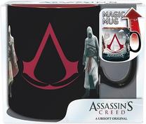 Krūzīte ABYstyle Assassins Creed Mug Heat Change - Legacy, melna krās./pelēka krās., 460 ml