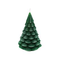 Žvakė, forminė Christmas Tree KT914574, 5 h, žalia sp.