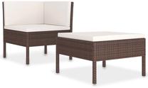 Āra mēbeļu komplekts VLX 2 Piece Garden Lounge Set with Cushions
