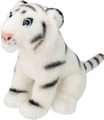 Pliušinis žaislas Wild Planet White Tiger 55793, balta sp./juoda sp., 19 cm